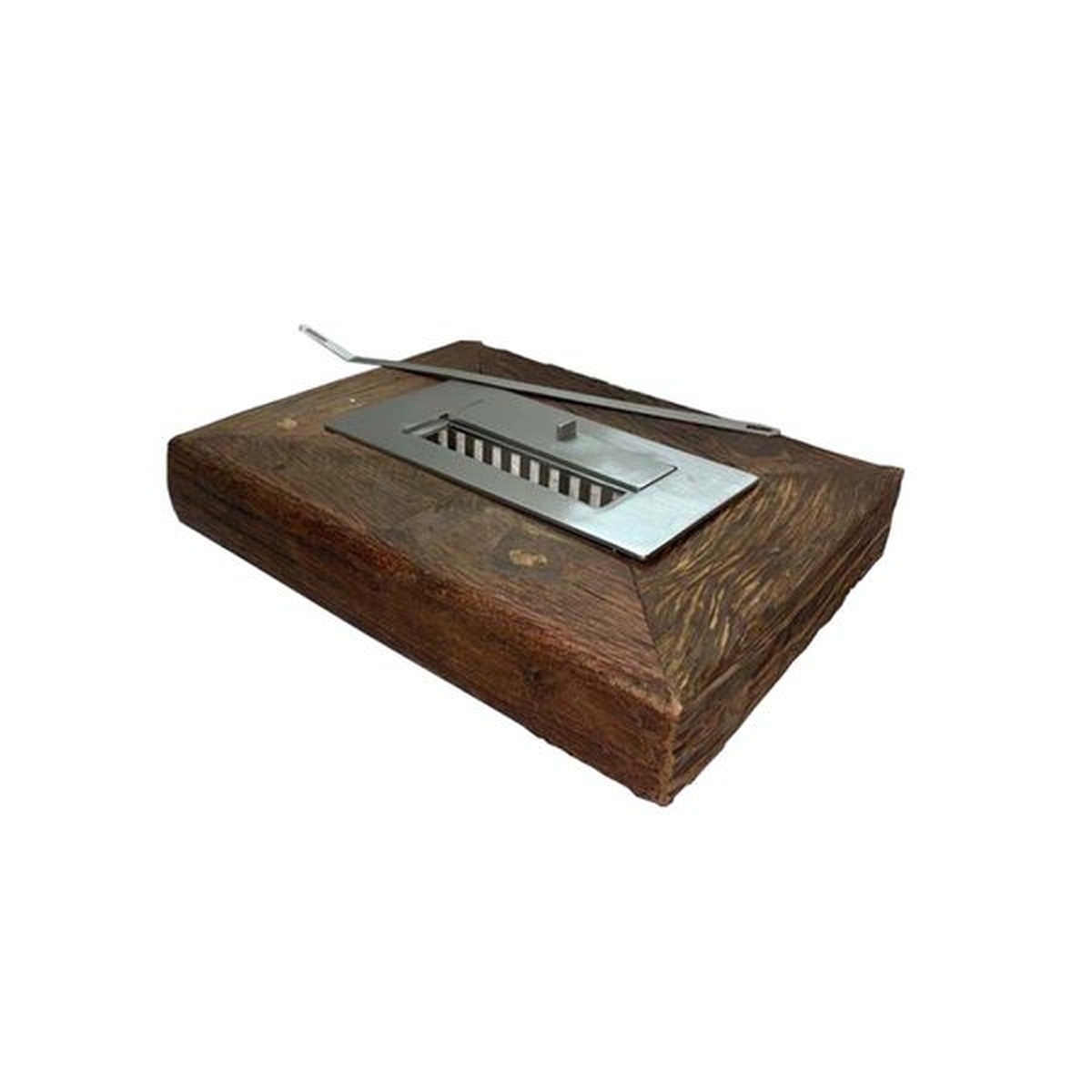 Lareira Ecológica Suporte Em Cruzeta Queimador Inox 31cm - Selmetal - Coifas e Grills