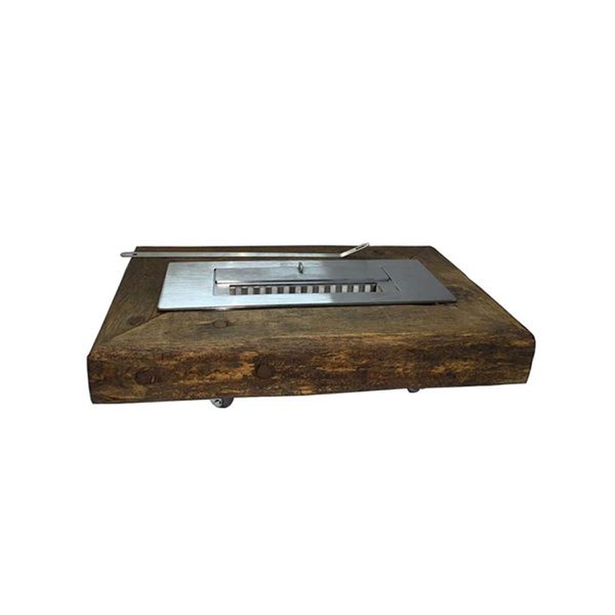 Lareira Ecológica Suporte Em Cruzeta Queimador Inox 46cm - Selmetal - Coifas e Grills