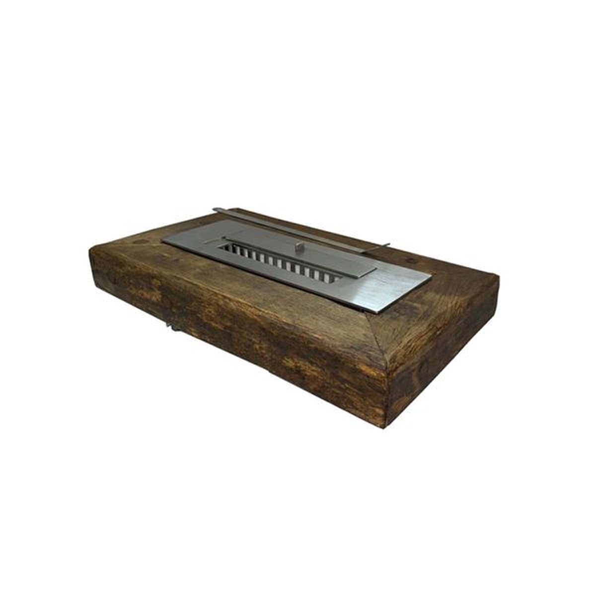 Lareira Ecológica Suporte Em Cruzeta Queimador Inox 46cm - Selmetal - Coifas e Grills