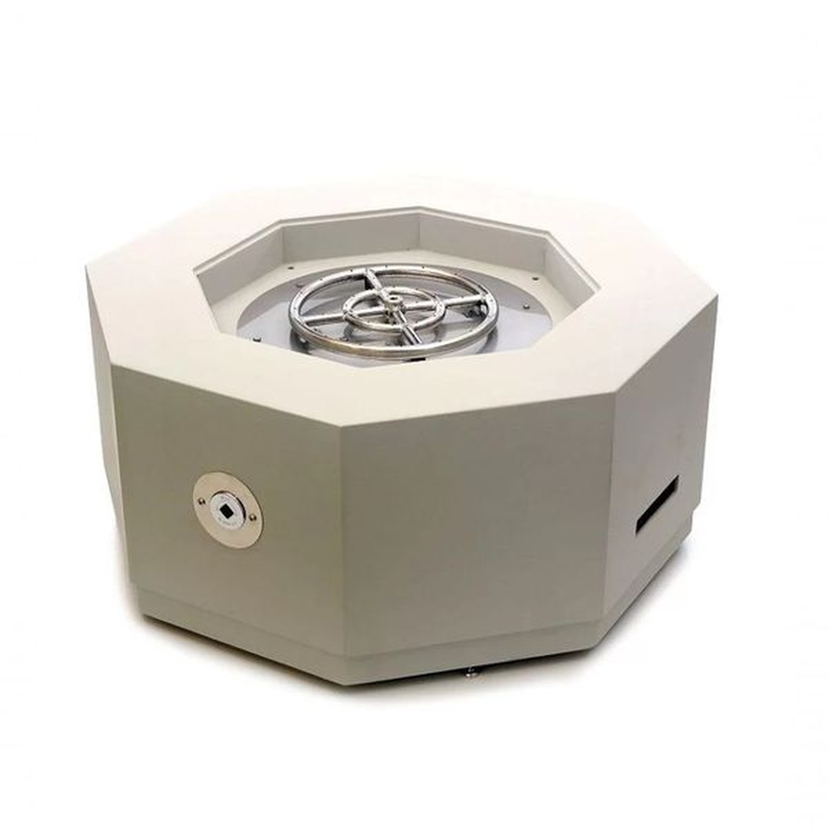 Lareira Fire Pit Á Gás Para Área Externa Octogon Cinza - K3 Imports - Coifas e Grills