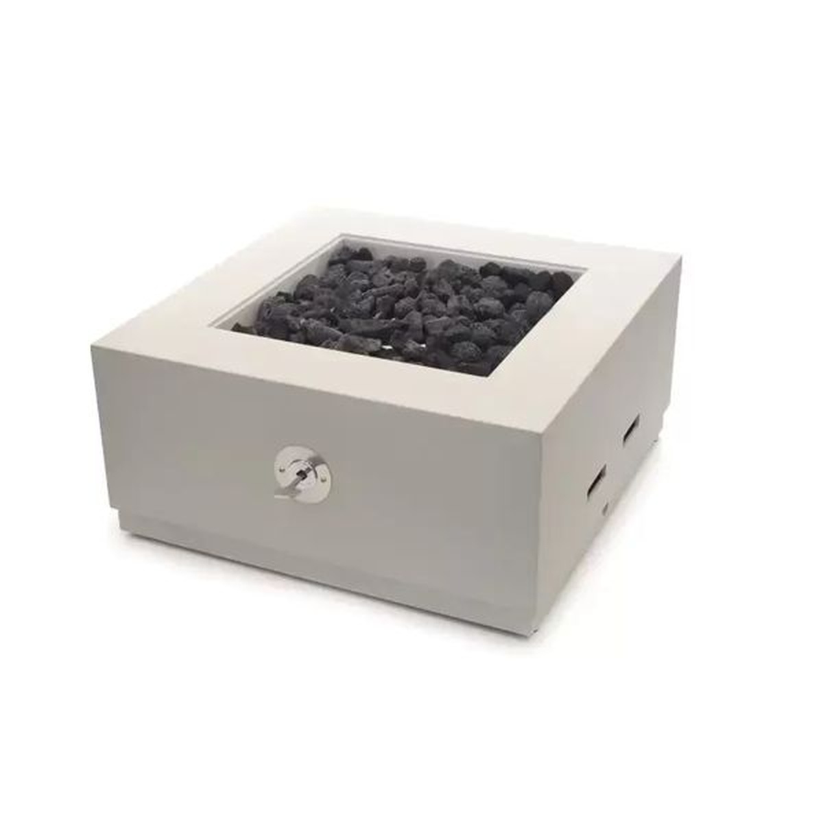 Lareira Fire Pit Á Gás Para Área Externa Tenerife Cinza Claro - K3 Imports - Coifas e Grills