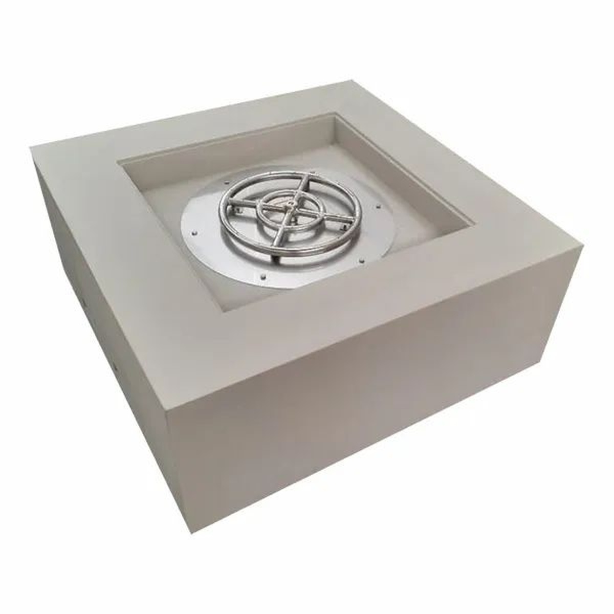 Lareira Fire Pit Á Gás Para Área Externa Tenerife Cinza Claro - K3 Imports - Coifas e Grills