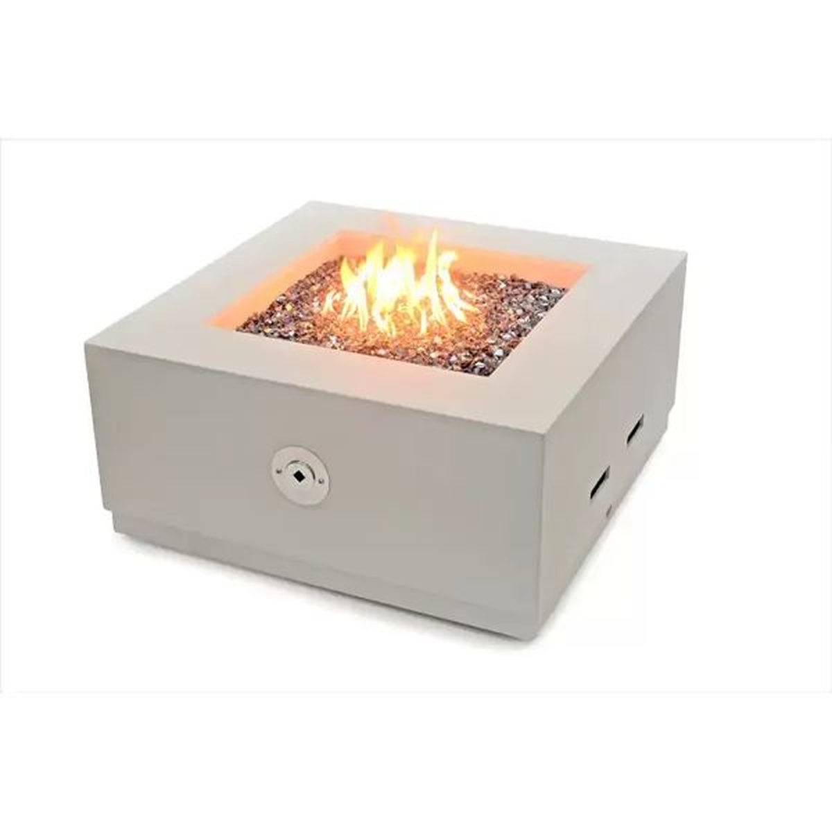 Lareira Fire Pit Á Gás Para Área Externa Tenerife Cinza Claro - K3 Imports - Coifas e Grills