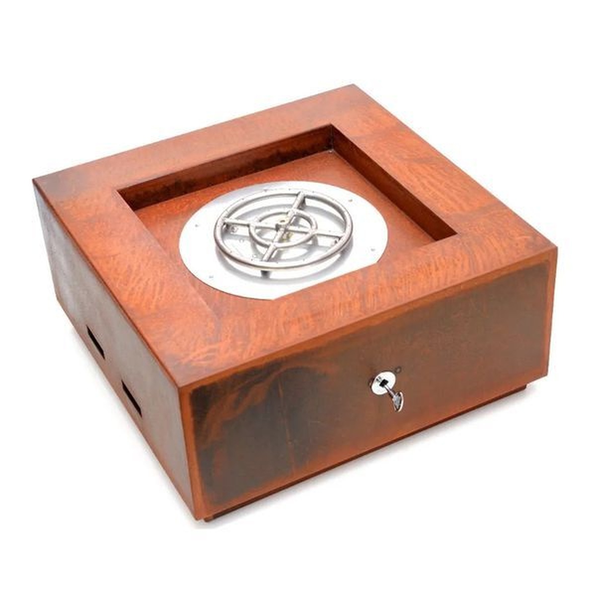 Lareira Fire Pit Á Gás Para Área Externa Tenerife Corten - K3 Imports - Coifas e Grills