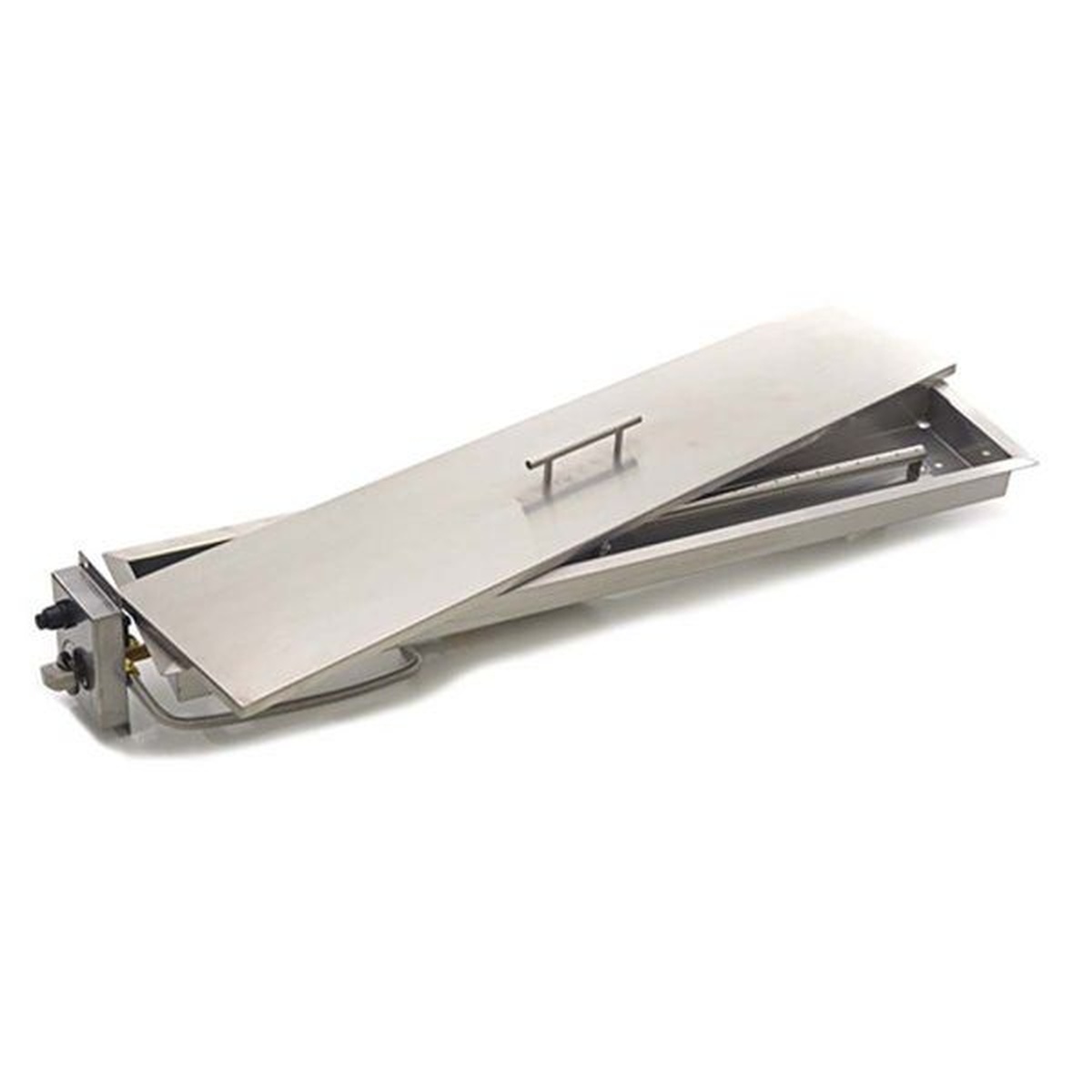 Lareira Fire Pit a Gás Para Áreas Externas - Retangular - Coifas e Grills