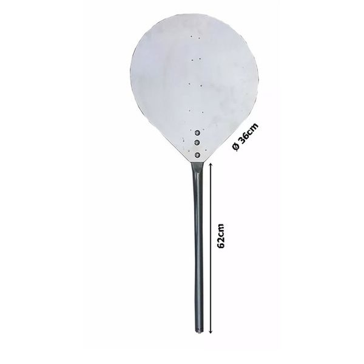 Pá Para Pizza Galvanizada Diâmetro De 36cm - El Toro - Coifas e Grills