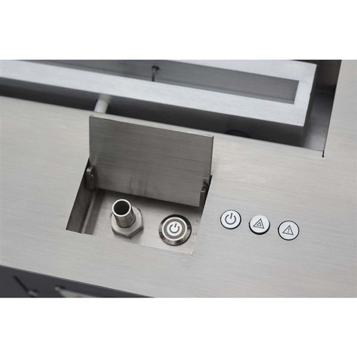 Queimador Ecológico Eletrônico Etanol Com Controle Remoto 60cm - K3 Imports - Coifas e Grills