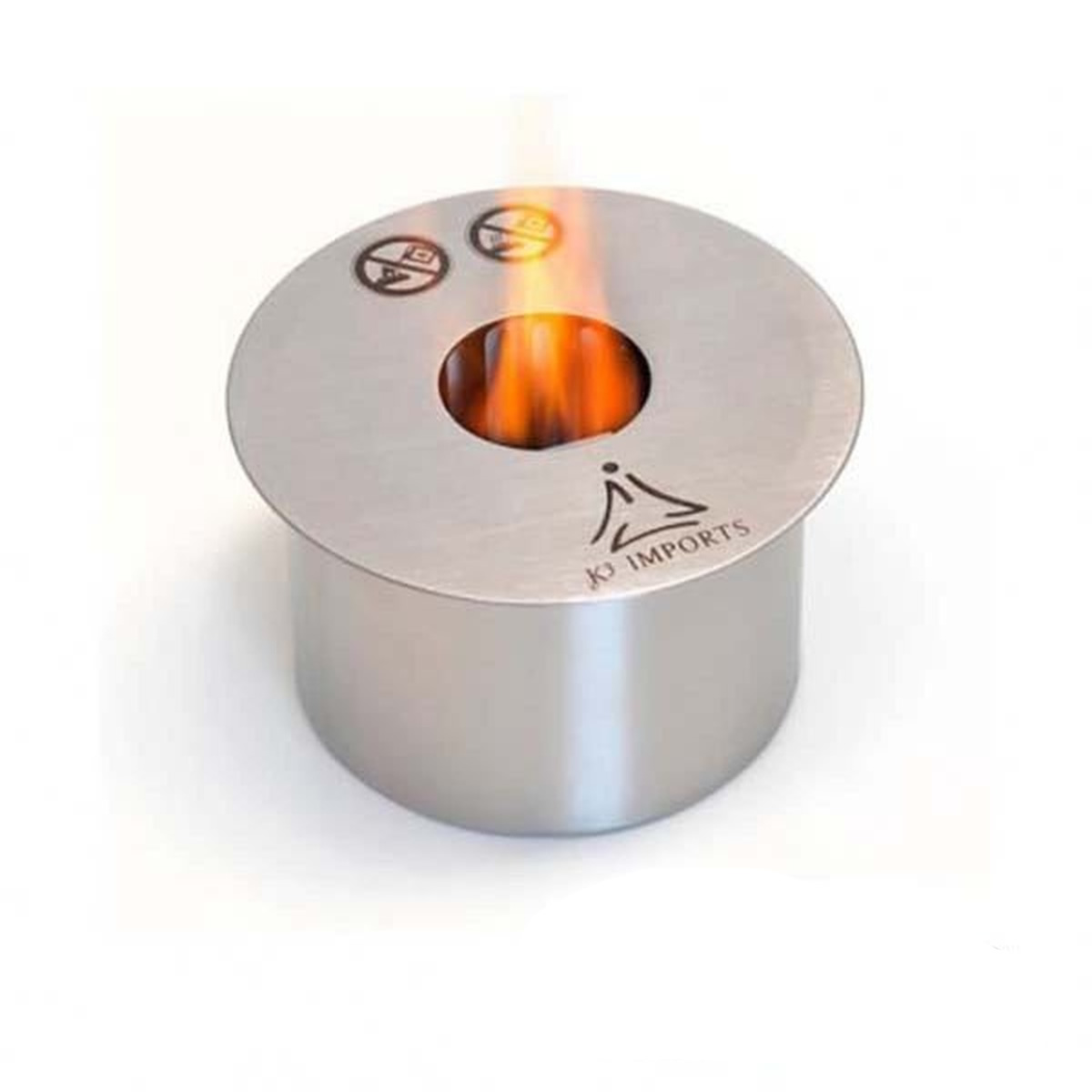 Queimador Ecológico Para Lareira Etanol 2,5 Litros Redondo - K3 Imports - Coifas e Grills