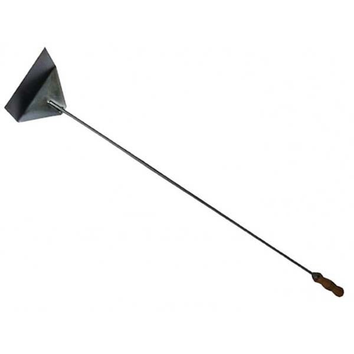 Rastelo Inox Com Cabo De Madeira Para Forno A Lenha - El Toro - Coifas e Grills