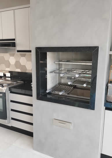 Suporte Grelhas Flutuantes Sob Medida - 01 - Coifas e Grills