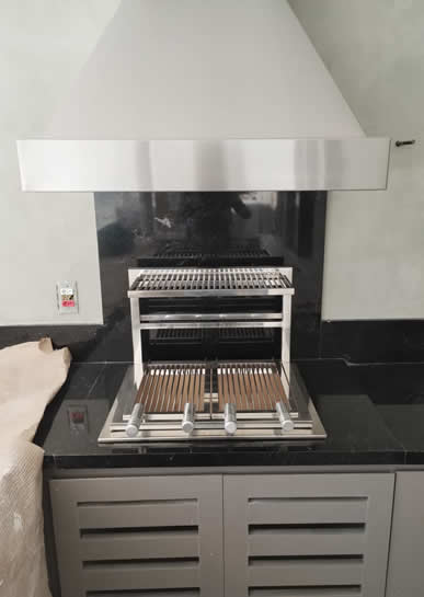 Suporte Grelhas Flutuantes Sob Medida - 02 - Coifas e Grills
