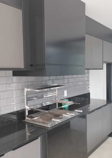 Suporte Grelhas Flutuantes Sob Medida - 05 - Coifas e Grills