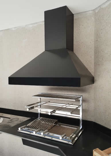 Suporte Grelhas Flutuantes Sob Medida - 07 - Coifas e Grills