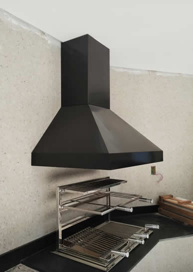 Suporte Grelhas Flutuantes Sob Medida - 07 - Coifas e Grills