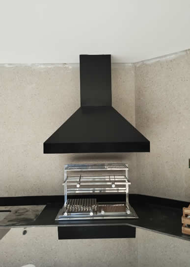 Suporte Grelhas Flutuantes Sob Medida - 07 - Coifas e Grills