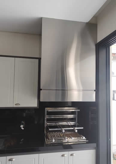 Suporte Grelhas Flutuantes Sob Medida - 08 - Coifas e Grills