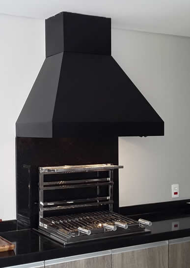Suporte Grelhas Flutuantes Sob Medida - 09 - Coifas e Grills