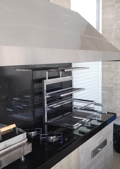 Suporte Grelhas Flutuantes Sob Medida - 13 - Coifas e Grills