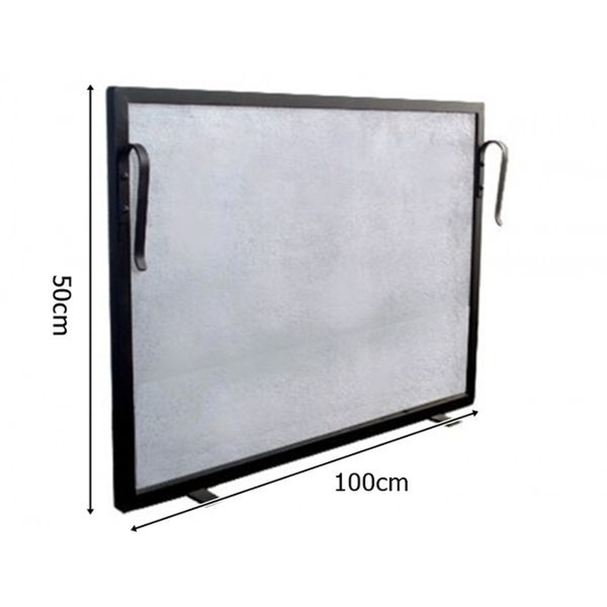 Tela Para Lareira Em Ferro - 100x50 Cm - ELZ - Coifas e Grills